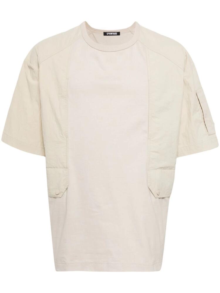 Spoonyard short-sleeve cotton T-shirt - Brown Cover