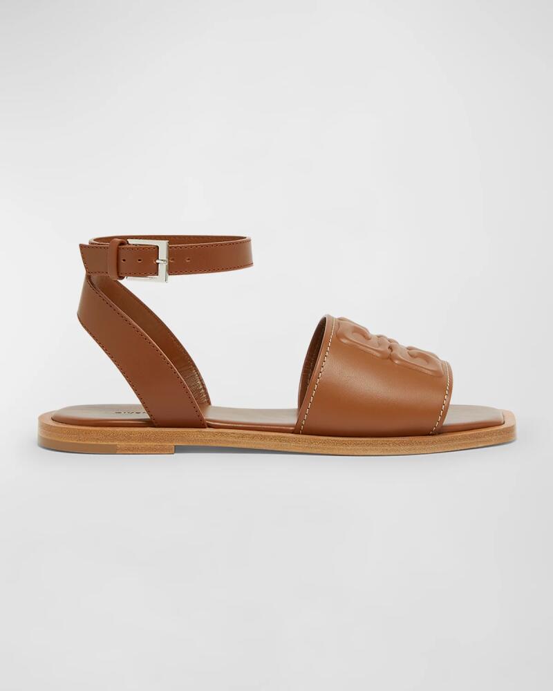 Givenchy 4G Leather Ankle-Strap Sandals Cover