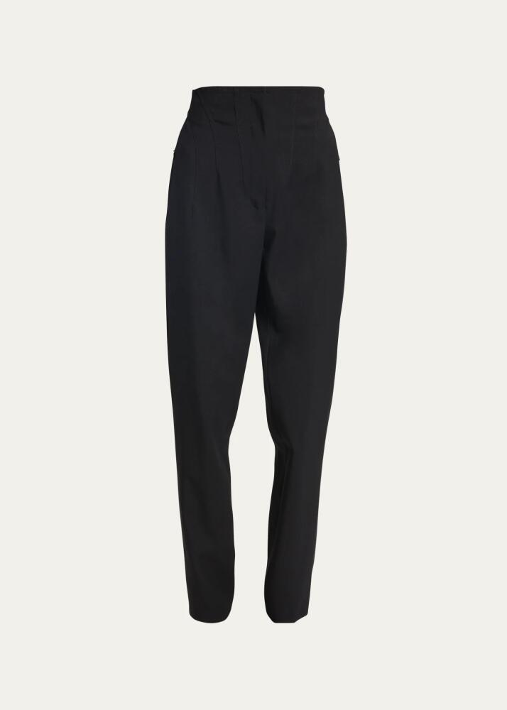 ALAIA Corset Wool Trousers Cover