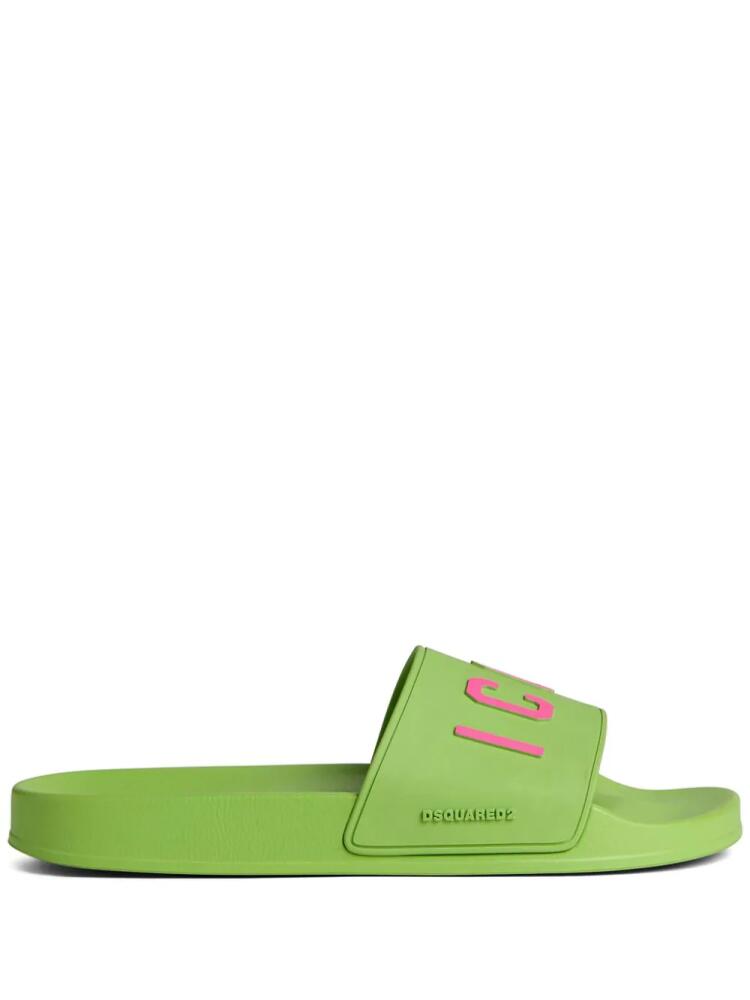 DSQUARED2 Be Icon slides - Green Cover