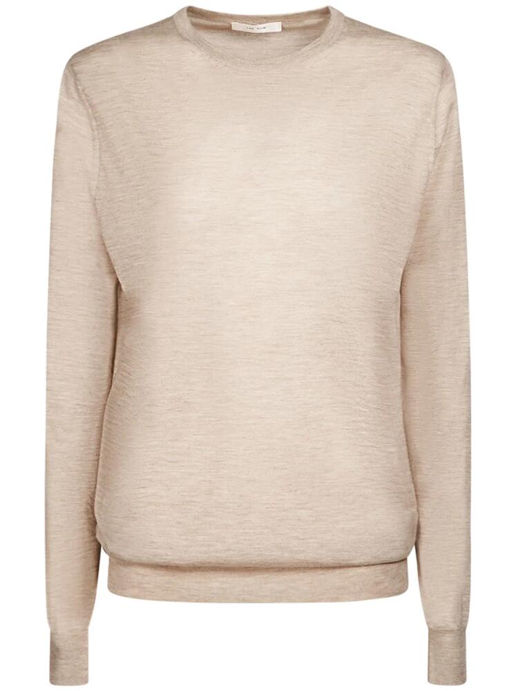 THE ROW Exeter Cashmere Knit Crewneck Sweater Cover