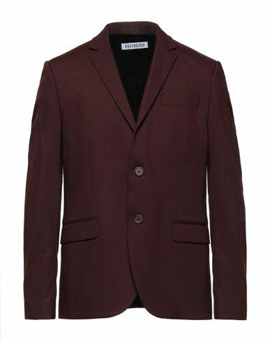 Bikkembergs Man Blazer Cocoa Polyester, Wool, Elastane Cover