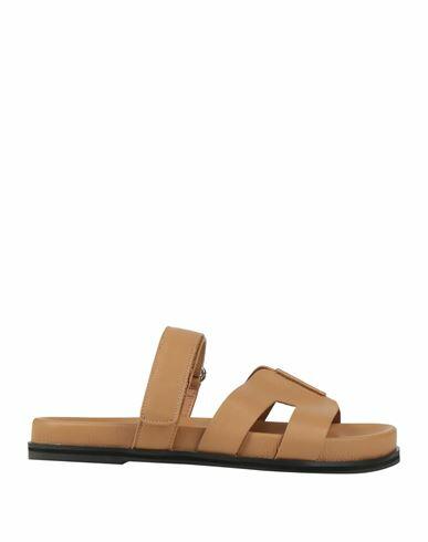 Bibi Lou Woman Sandals Camel Leather Cover