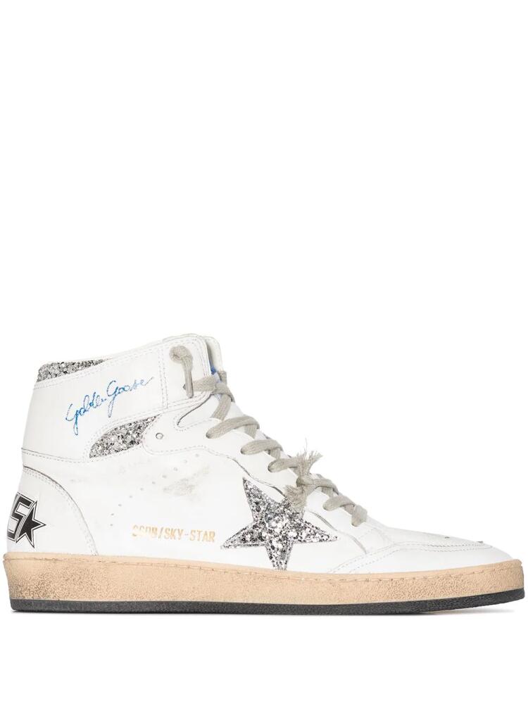 Golden Goose Sky-Star high-top sneakers - White Cover