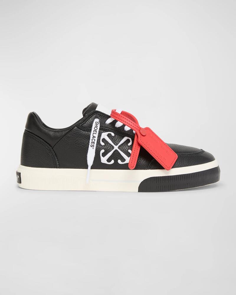 Off-White Vulcanized Leather Low-Top Sneakers Cover