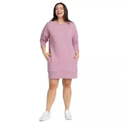 Eddie Bauer Women's Cozy Camp Sweatshirt Dress Cover