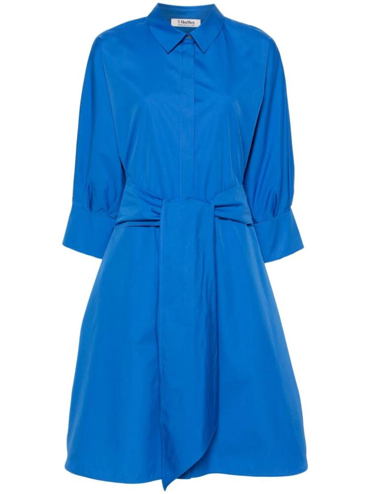 'S Max Mara poplin midi shirt dress - Blue Cover