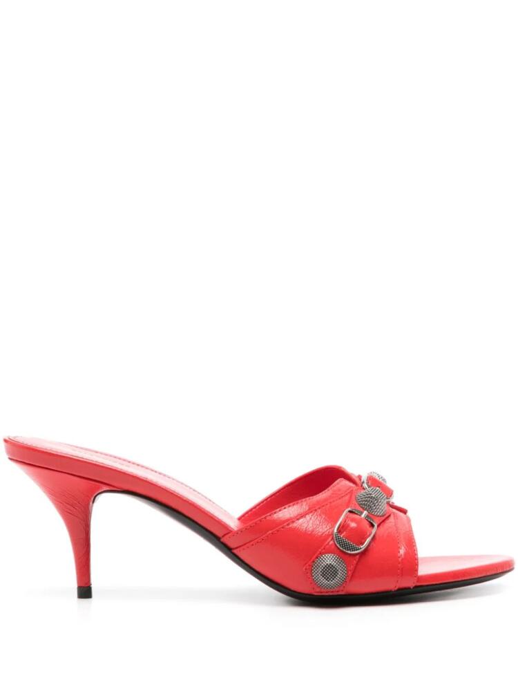 Balenciaga Cagole 80mm mules - Red Cover