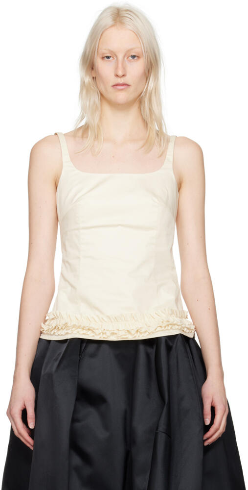 Molly Goddard Off-White Camille Tank Top Cover