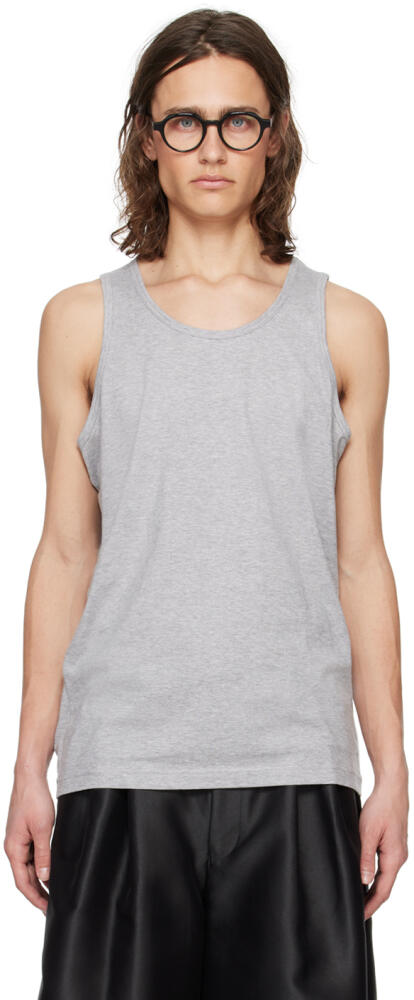 Comme des Garçons Shirt Gray Scoop Neck Tank Top Cover