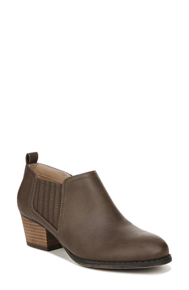 LifeStride Babe Zip Bootie in Chocolate Cover