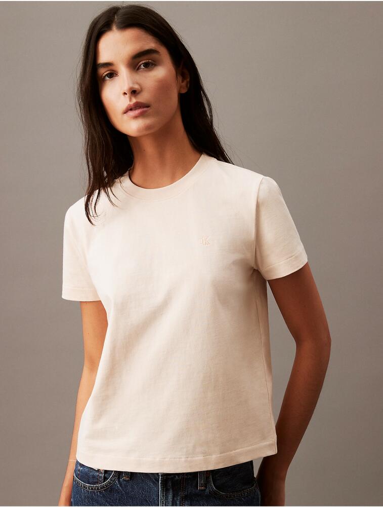 Calvin Klein Women's Archive Logo T-Shirt - Neutral Cover