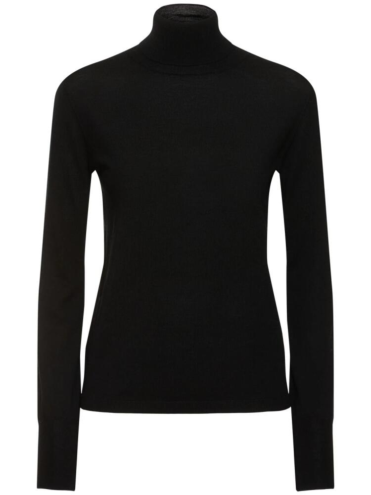 ASPESI Wool Turtleneck Knit Sweater Cover