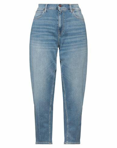 Replay Woman Jeans Blue Cotton, Lyocell, Elastomultiester, Elastane Cover