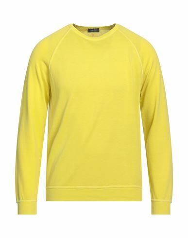 Rossopuro Man Sweater Yellow Cotton Cover