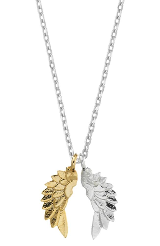 Estella Bartlett She Believed She Could Wings Necklace in Silver/Gold Cover