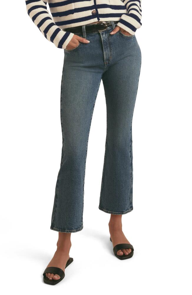 Favorite Daughter The Erin High Waist Crop Bootcut Jeans in Chelsea Cover