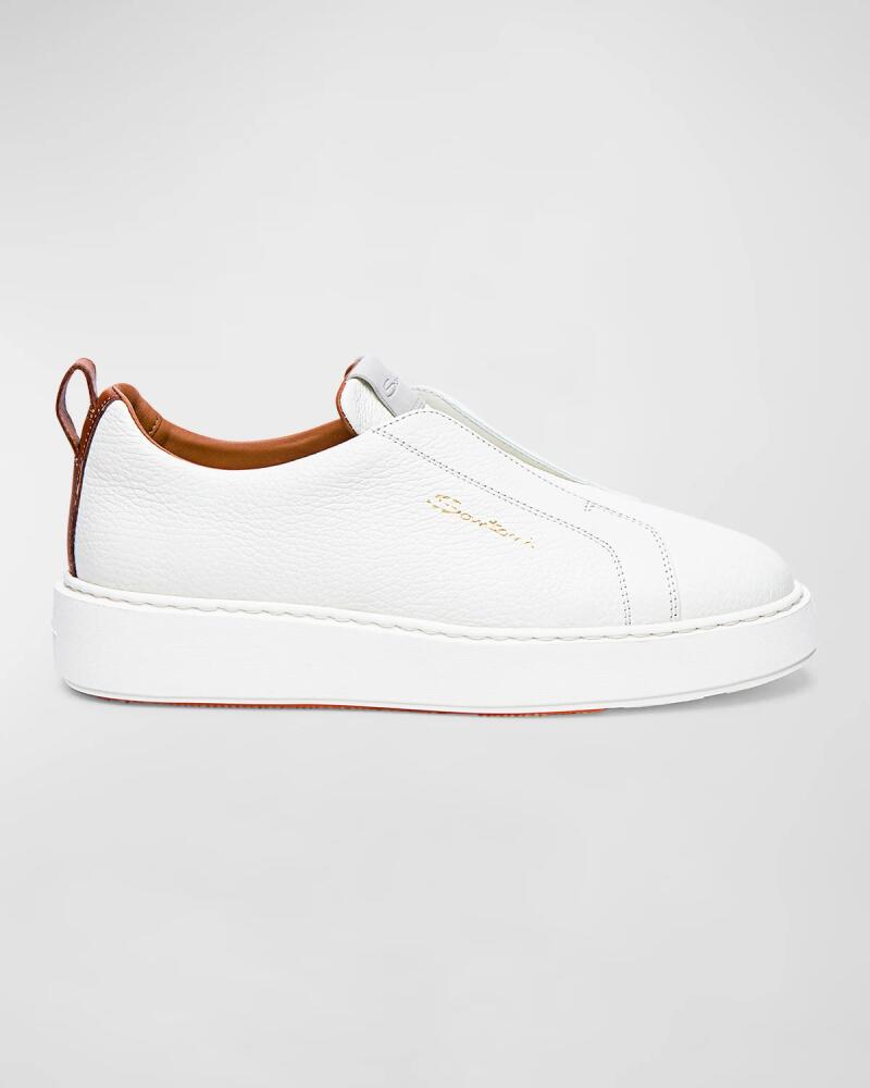 Santoni Vicky Leather Slip-On Sneakers Cover