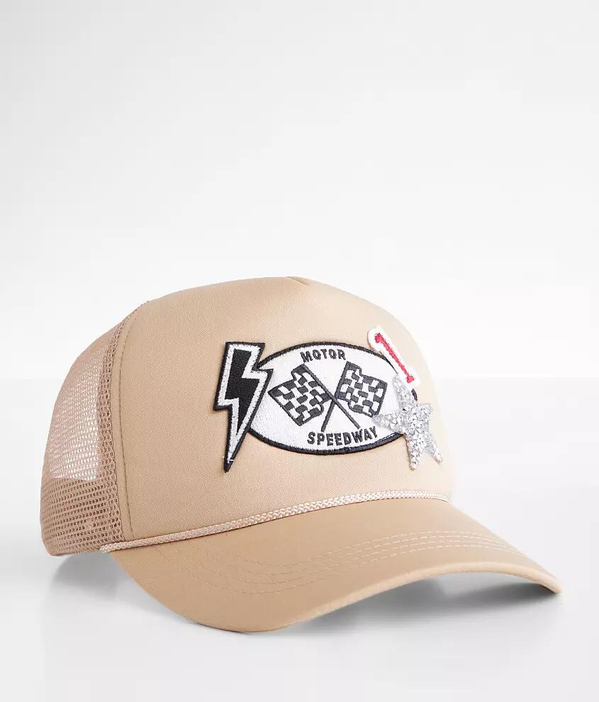 David & Young Motor Speedway Trucker Hat Cover