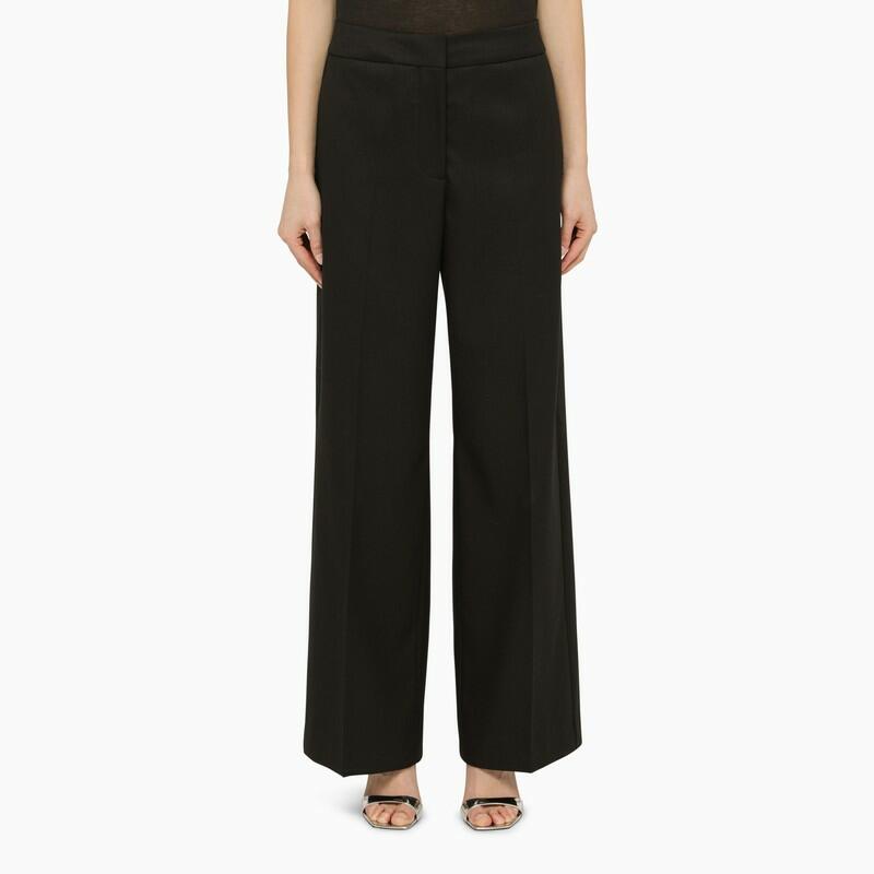 Calvin Klein Black wide-leg trousers Cover