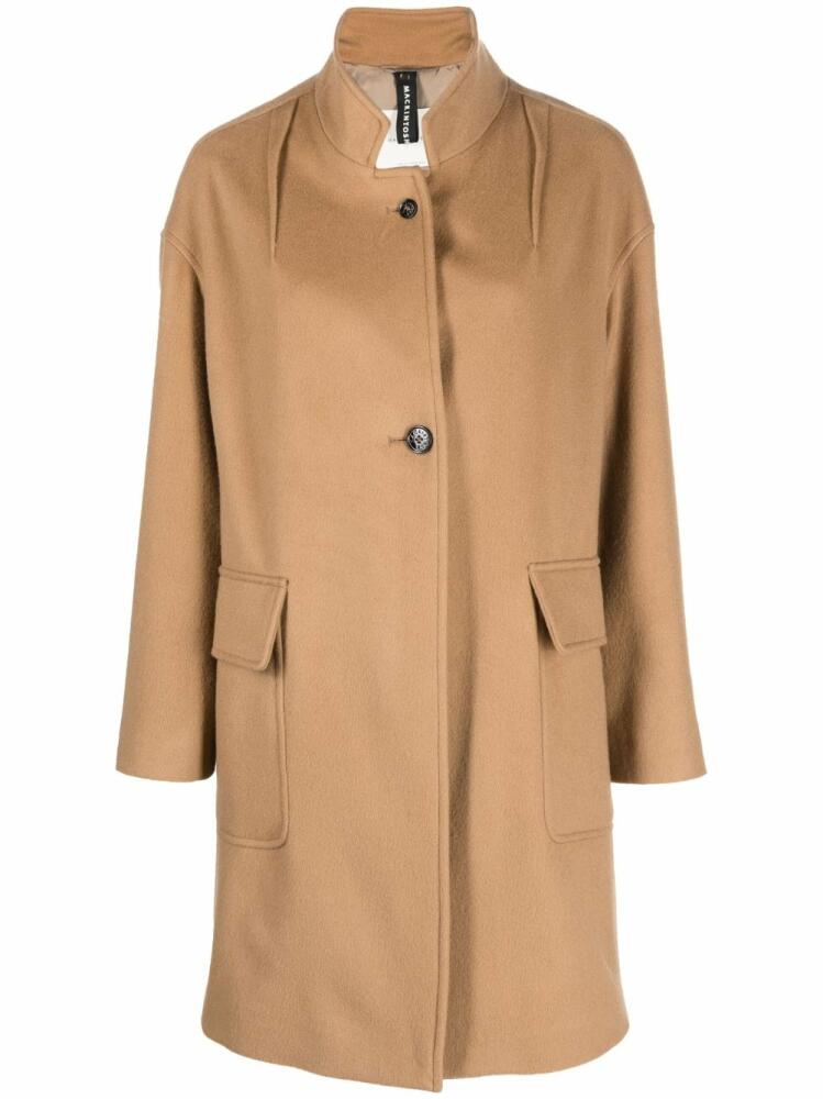 Mackintosh Freddie single-breasted coat - Neutrals Cover