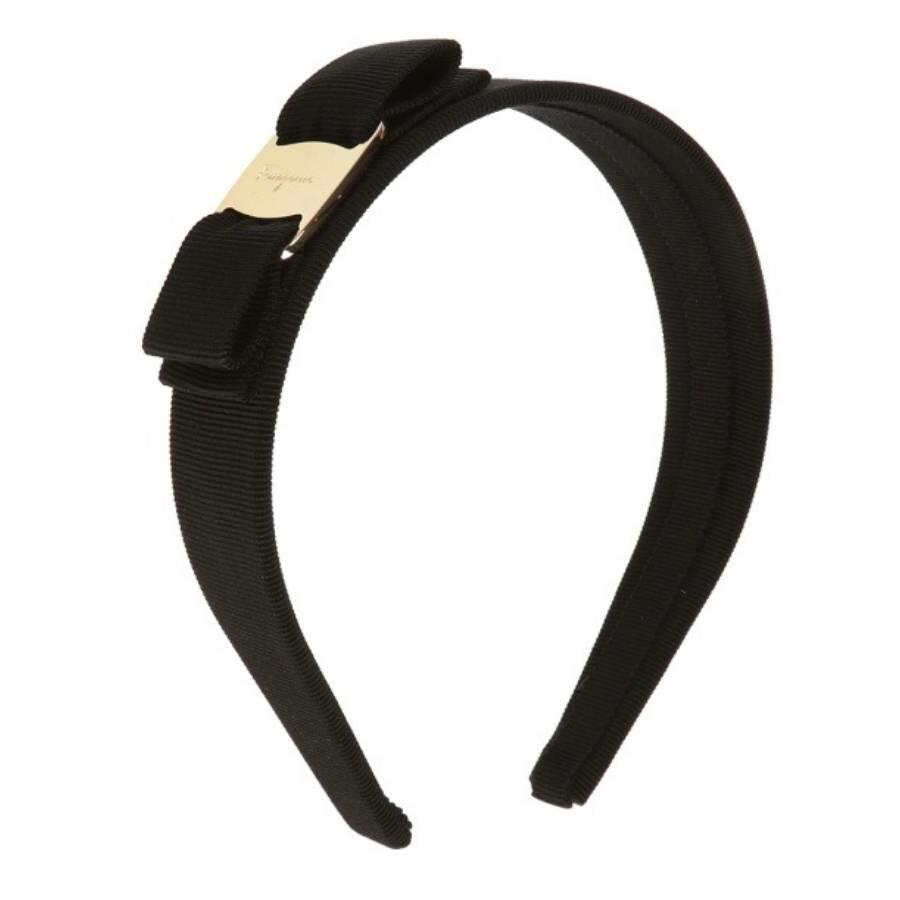 Ferragamo Vara Bow Grosgrain Headband Cover