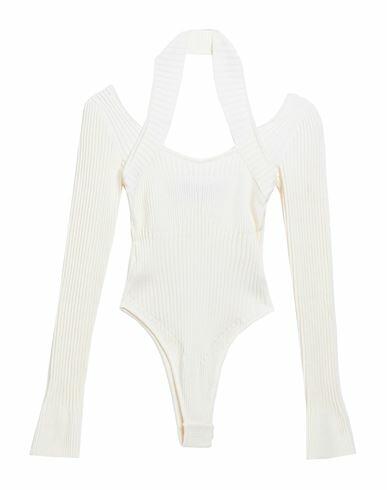 Andreādamo Woman Sweater Ivory Wool, Acrylic, Polyamide, Elastane Cover