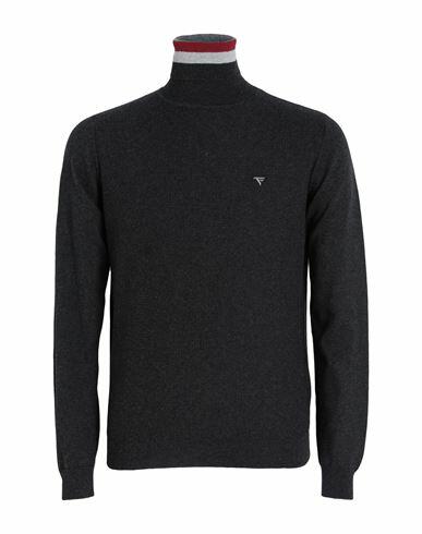 Fred Mello Man Turtleneck Lead Cotton, Polyester, Cashmere Cover