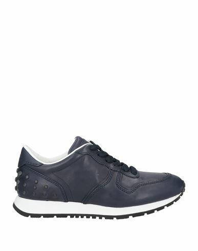 Tod's Woman Sneakers Midnight blue Soft Leather Cover