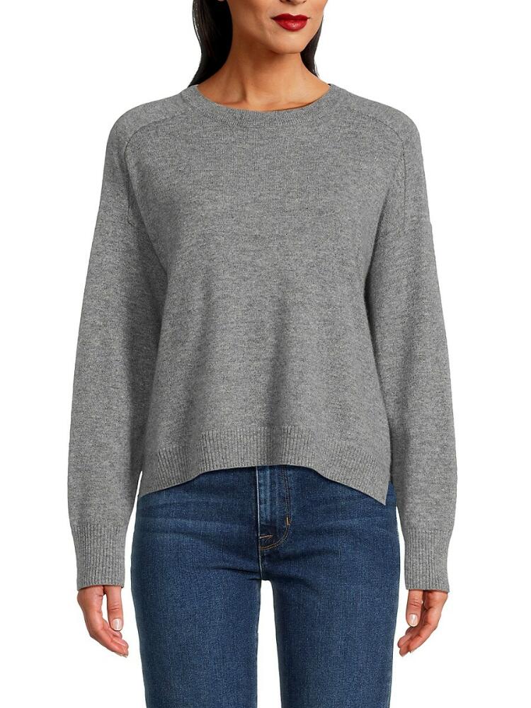 Design 365 Women's Raglan Sleeve Cashmere Sweater - Monument Cover