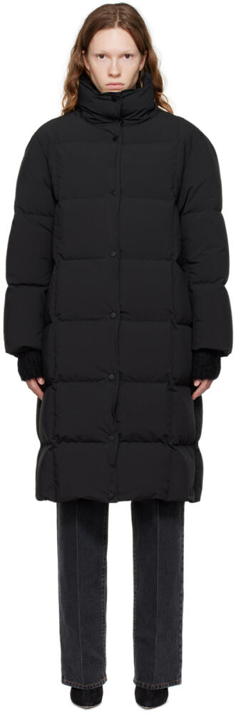 Stand Studio Black Salina Down Coat Cover