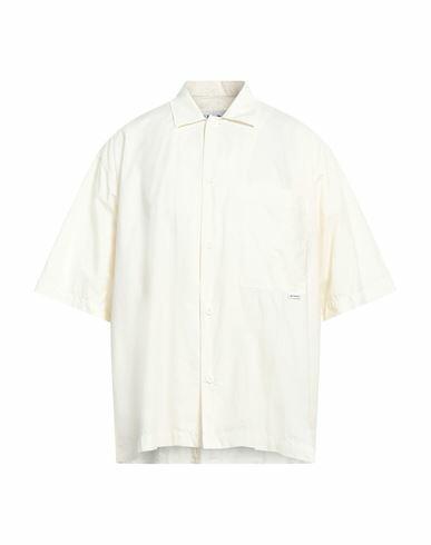 Sunnei Man Shirt Cream Cotton Cover