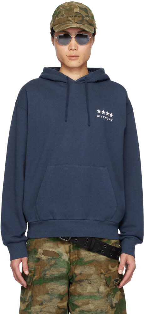 Givenchy Navy 4G Hoodie Cover