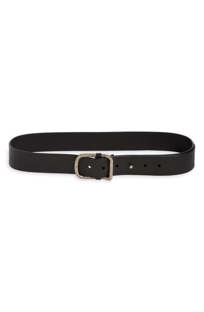 Free People We the Free Gallo Leather Belt in Black Cover