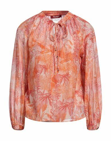 Max Mara Studio Woman Top Orange Cotton, Silk Cover