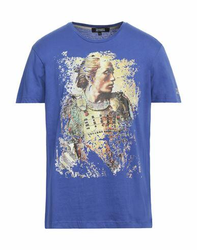 Trussardi Action Man T-shirt Purple Cotton Cover