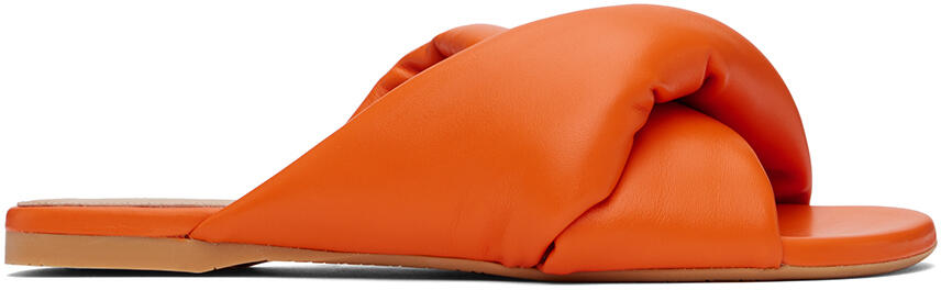 JW Anderson Orange Twist Flat Sandals Cover