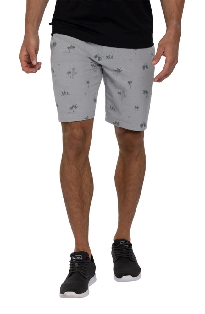 TravisMathew Straight Shot Shorts in Heather Sleet Cover