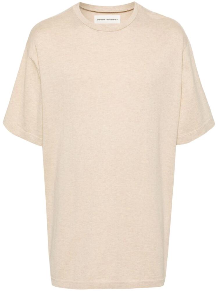 extreme cashmere Rik mélange T-shirt - Neutrals Cover