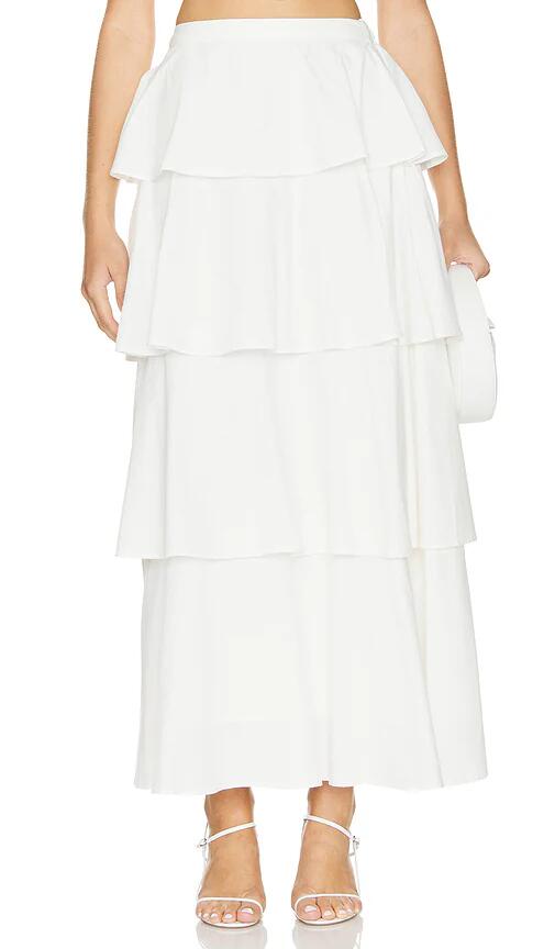 CAMI NYC Terra Skirt in White Cover