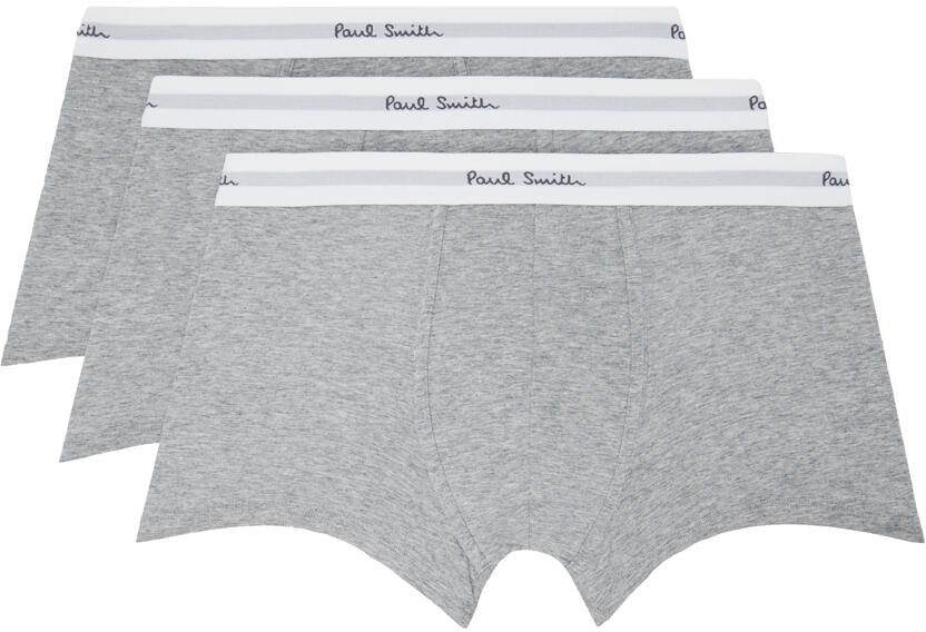 Paul Smith Three-Pack Gray Boxer Briefs Cover