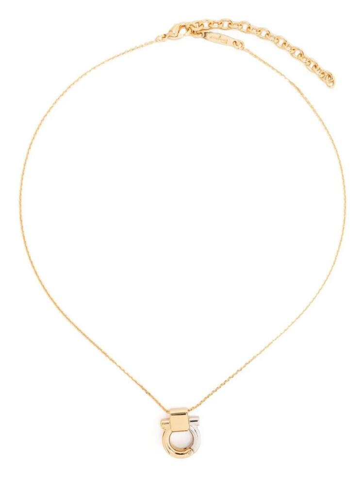 Ferragamo Gancini pendant necklace - Gold Cover