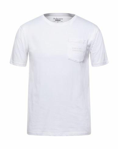 Jeckerson Man T-shirt White Cotton, Elastane Cover