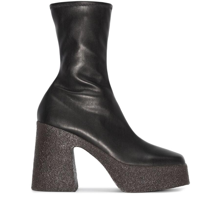 Stella Mccartney Ladies Black Chunky Ankle Boots Cover