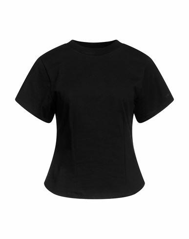 The Kooples Woman T-shirt Black Cotton Cover