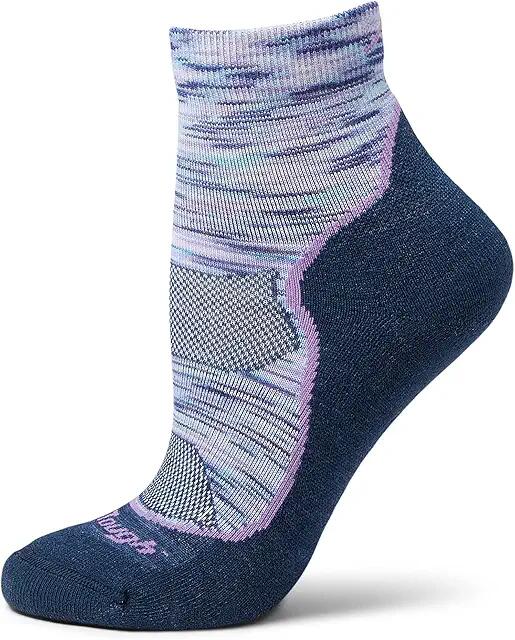 Darn Tough Vermont Light Hiker 1/4 Lightweight with Cushion (Cosmic Purple) Women's Crew Cut Socks Shoes Cover