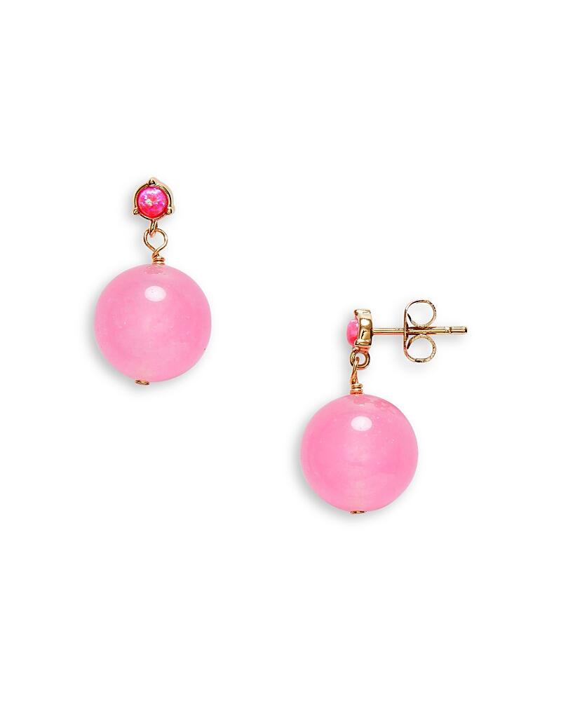 Anni Lu Pink Bubbles Imitation Opal Drop Earrings Cover