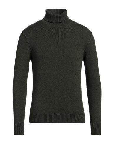 Aragona Man Turtleneck Dark green Cashmere Cover