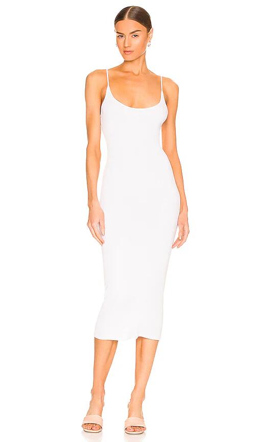 Enza Costa Essential Dress in White Cover