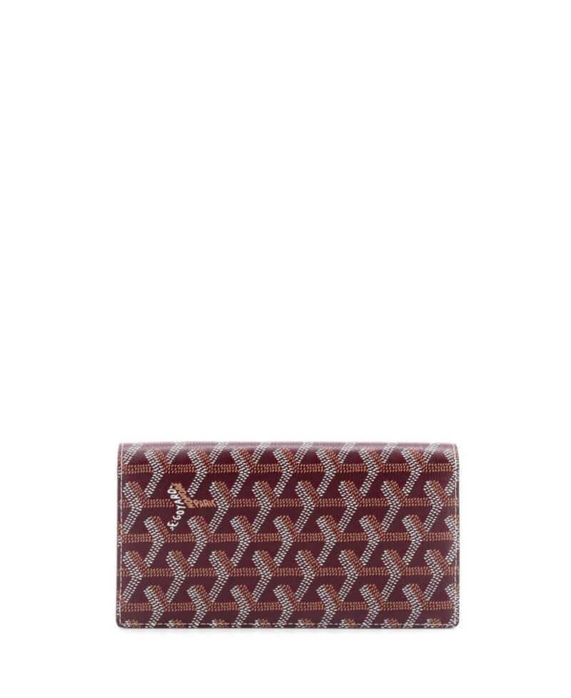 Pre-Owned Goyard Saint Lambert Wallet Coated Canvas Cover